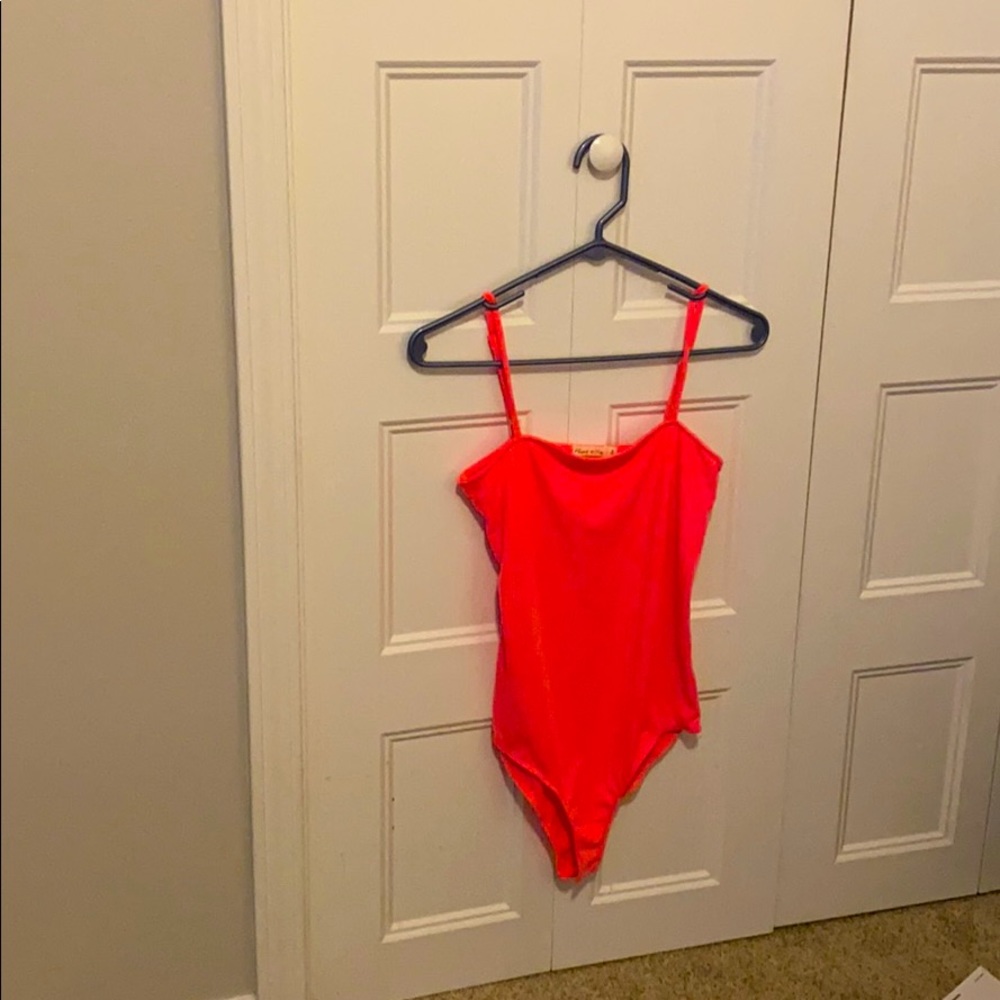 Fashion Nova Hot Pink Bosysuit